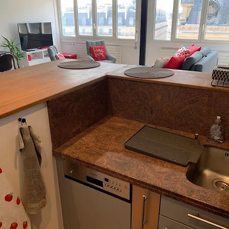 Lejlighed Saintlazare 50m2 Superb View Up To Tour Eiffel Paris