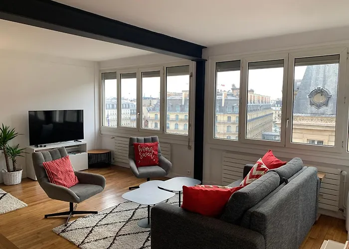 Saintlazare 50m2 Superb View Up To Tour Eiffel Parijs