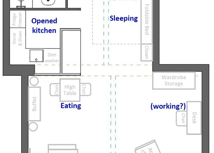 Appartement Saintlazare 50m2 Superb View Up To Tour Eiffel Parijs